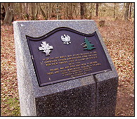 Plaque in Hodgemoor Polish Camp. Photo by Timo Newton-Syms